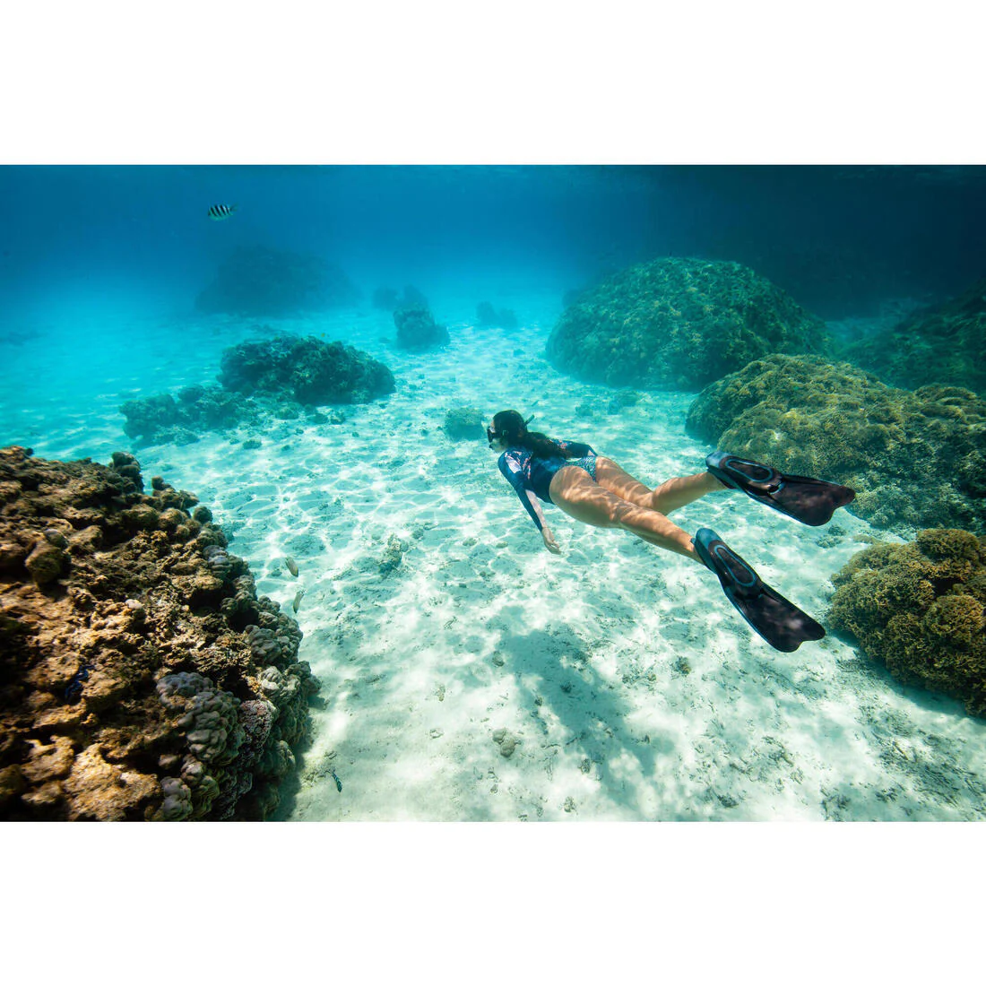 ALETAS SNORKEL ADULTO FF 100 CORTAS - Image 2