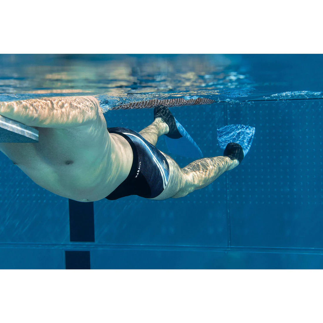 ALETAS NATACIÓN TRAINFIN 500 AZUL ROSADO - Image 16