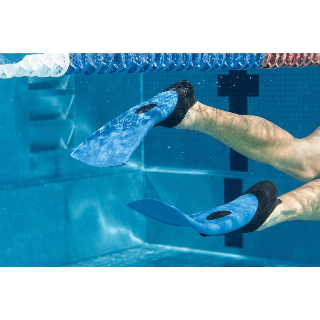 ALETAS NATACIÓN TRAINFIN 500 AZUL ROSADO - Image 21