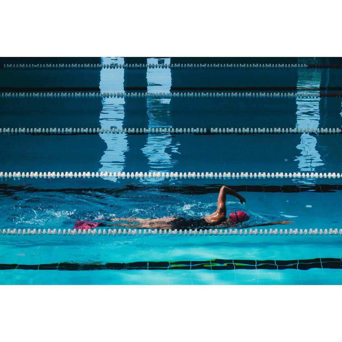 ALETAS NATACIÓN TRAINFIN 500 AZUL ROSADO - Image 28