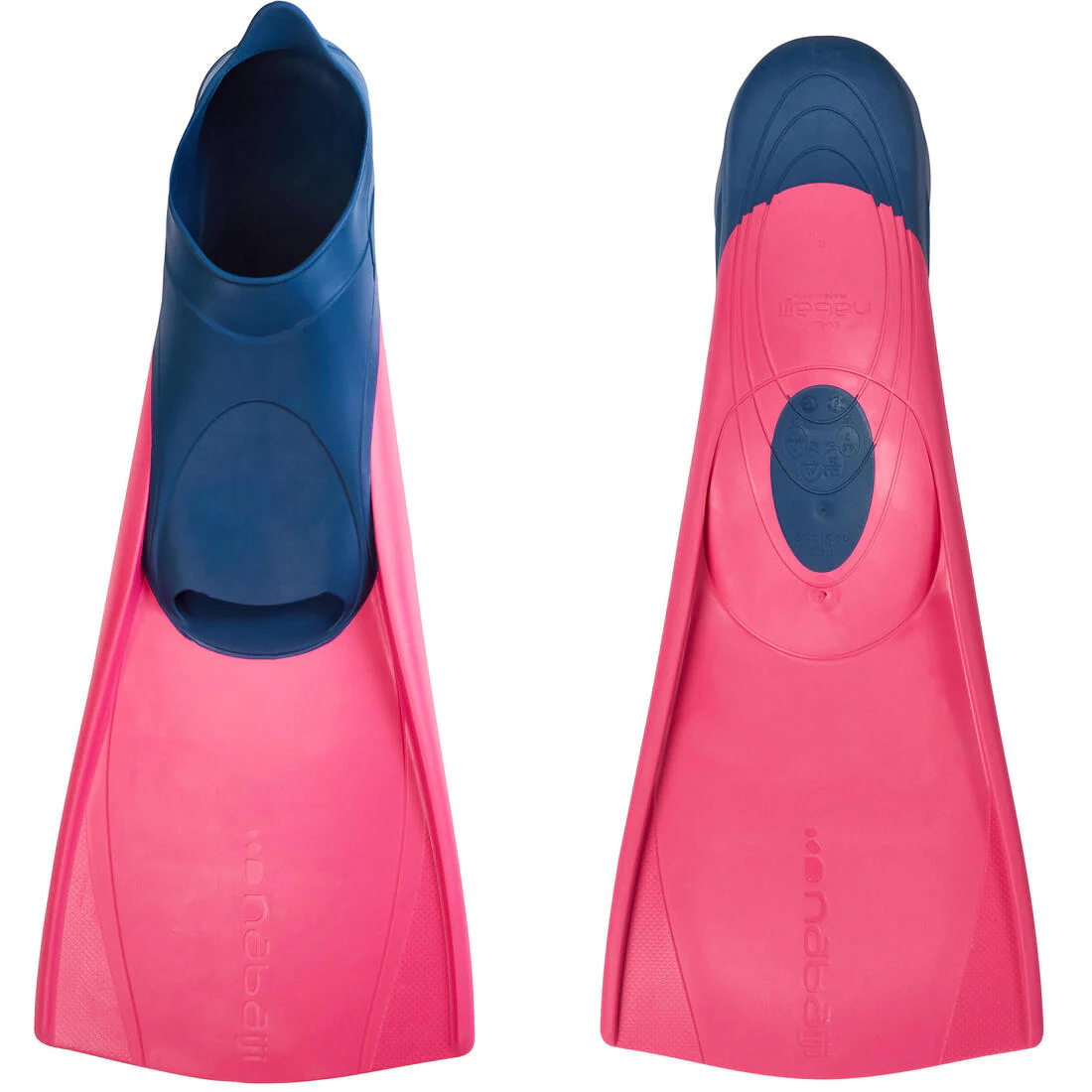 ALETAS NATACIÓN TRAINFIN 500 AZUL ROSADO - Image 3