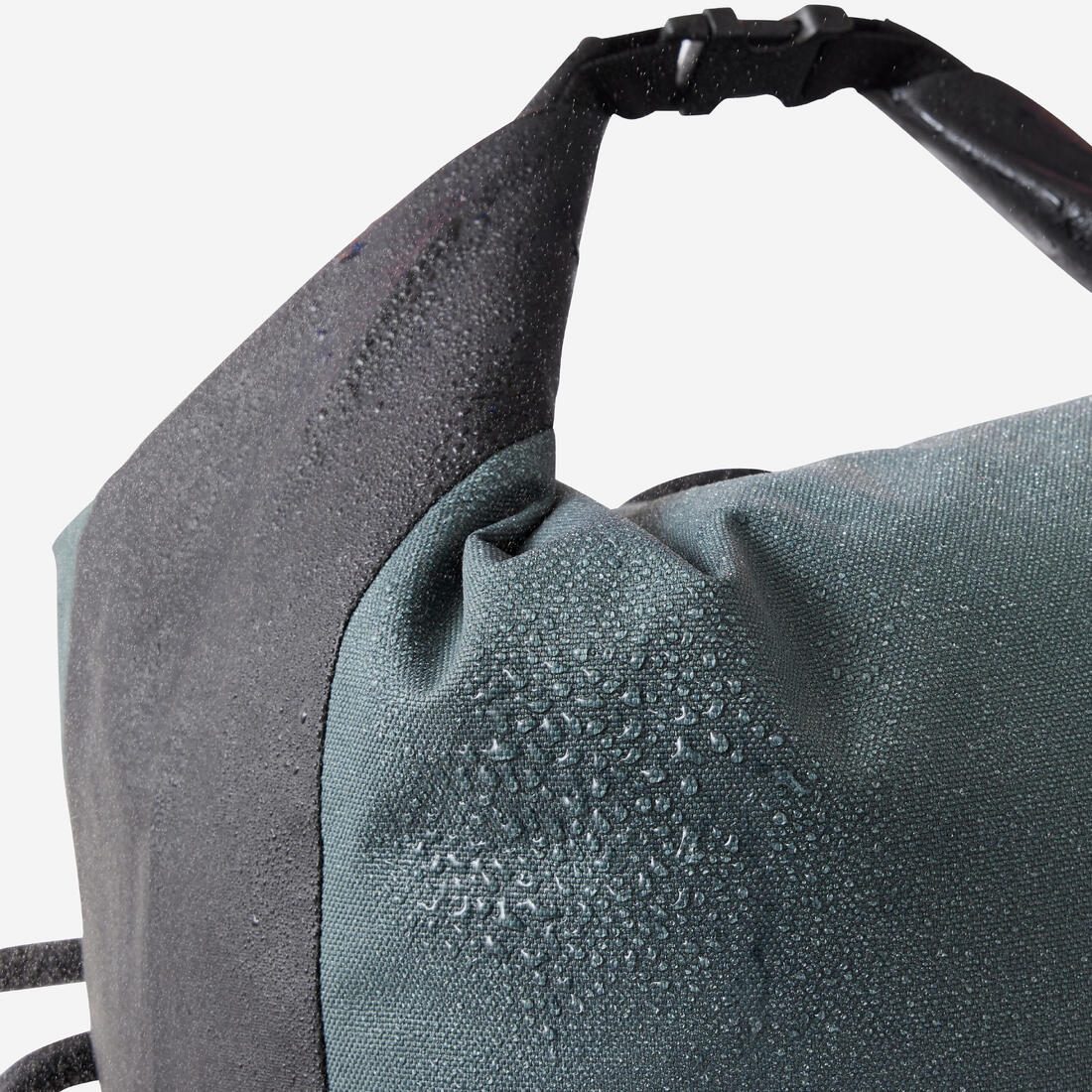 ALFORJA 500 PARA PARRILLAS BICI GRIS OSCURO 20 L IMPERMEABLE - Image 6