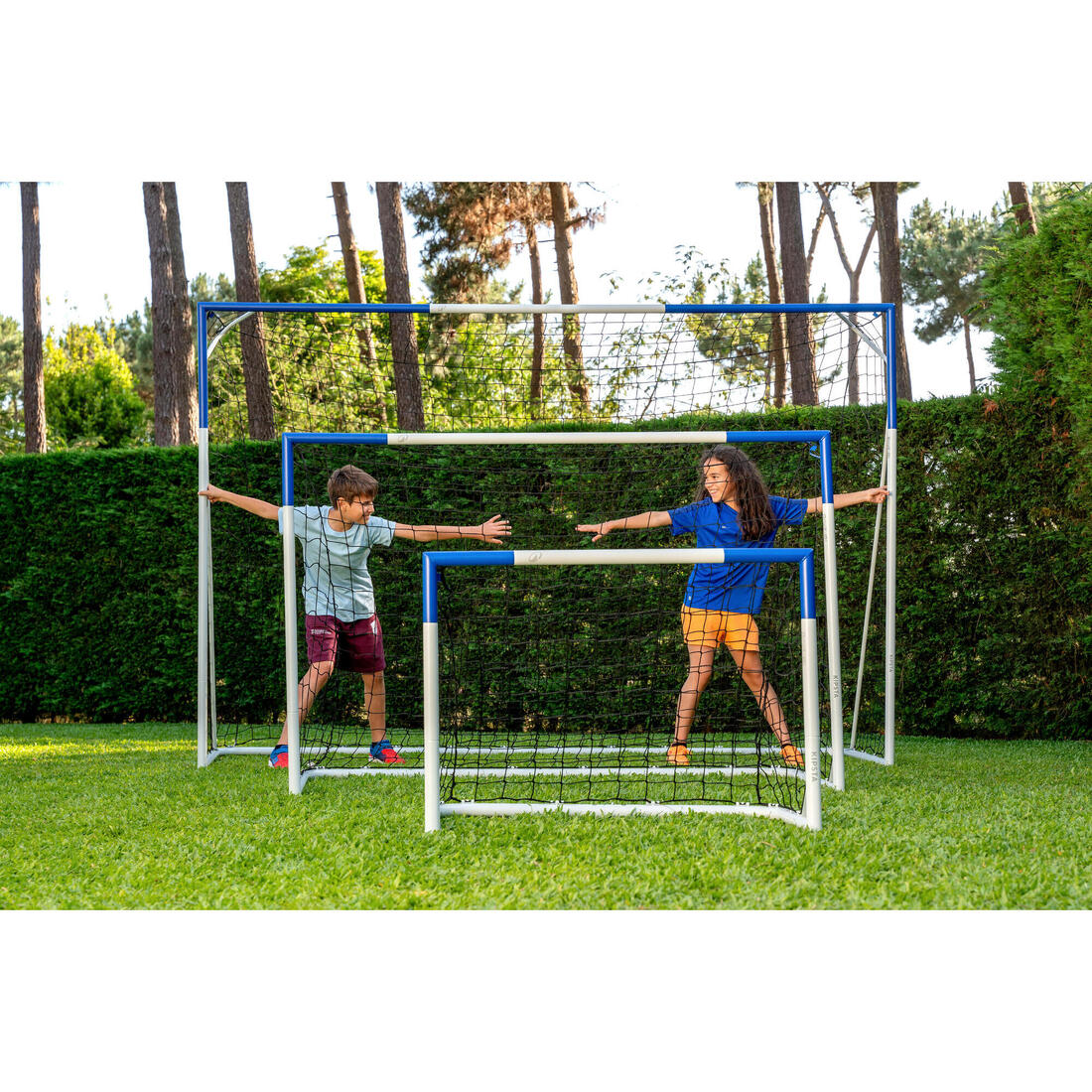 Portería de fútbol Classique S (95 cm x 70 cm) blanco - Image 14