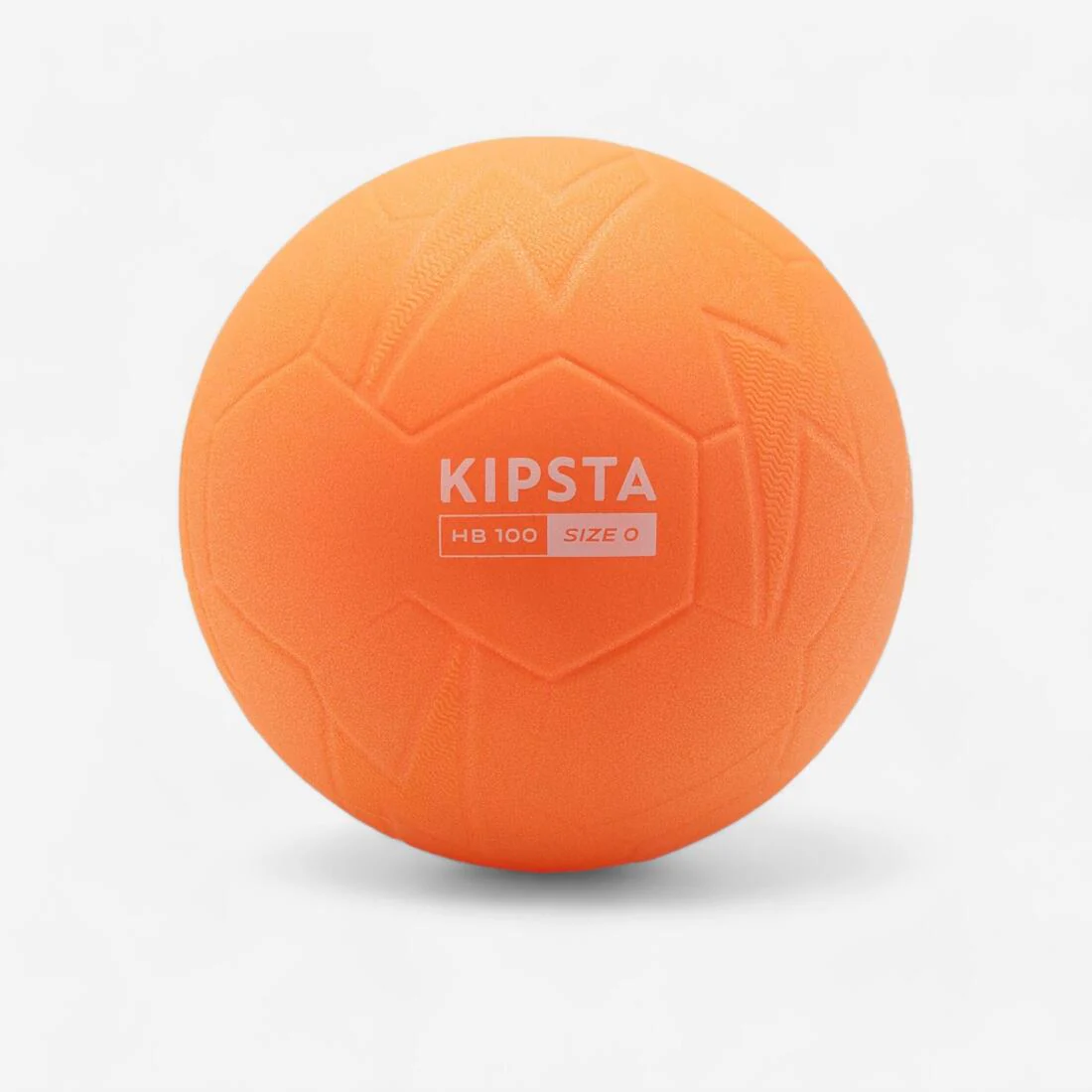 BALÓN DE BALONMANO TALLA 0 H100 SOFT INICIACIÓN PVC NARANJA