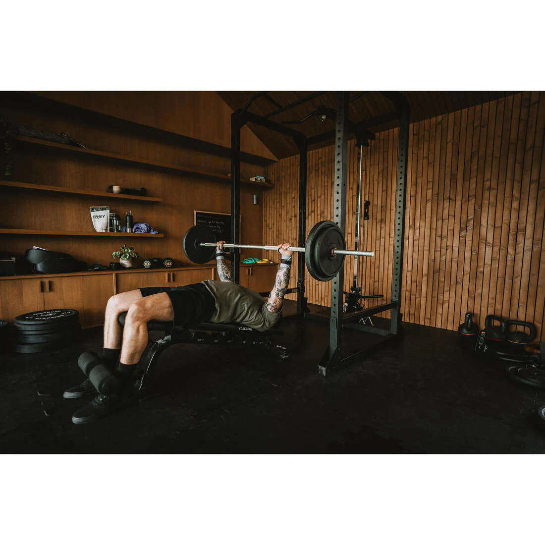 BANCO MUSCULACIÓN BENCH 900 REFORZADO INCLINABLE RECLINABLE - Image 3