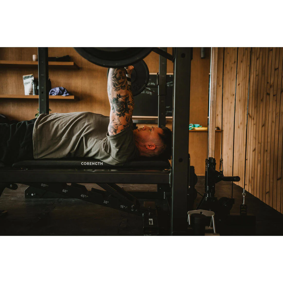 BANCO MUSCULACIÓN BENCH 900 REFORZADO INCLINABLE RECLINABLE - Image 9