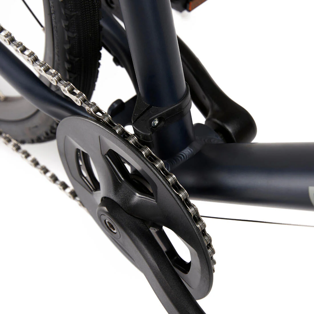 Bicicleta Híbrida Riverside 500 Azul Oscuro Freno Disco 9 Velocidades - Image 11