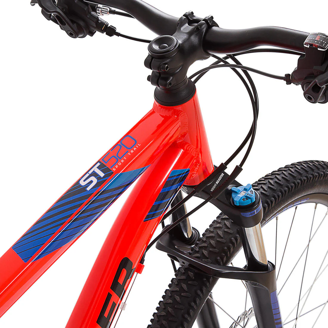 BICICLETA SPORT TRAIL ROCKRIDER ST 520 RR NARANJA 27,5 - Image 7