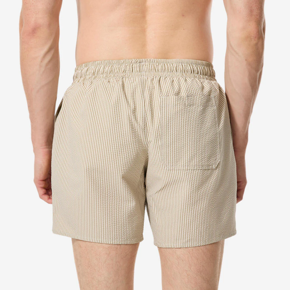 Boardshort Corto Surf 100 Hombre Caqui Texturizado 15" - Image 3