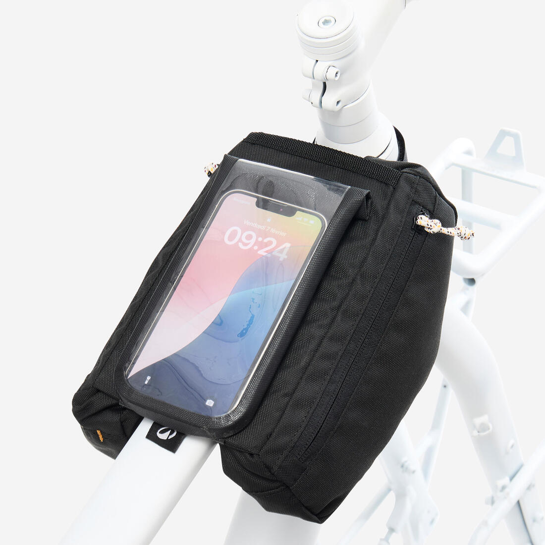 BOLSO MARCO BICICLETA ACTV 100 NEGRO SMARTPHONE 2X1 L