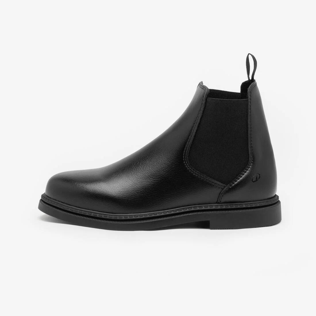 BOTAS EQUITACIÓN NIÑOS 500 CUERO SINTÉTICO