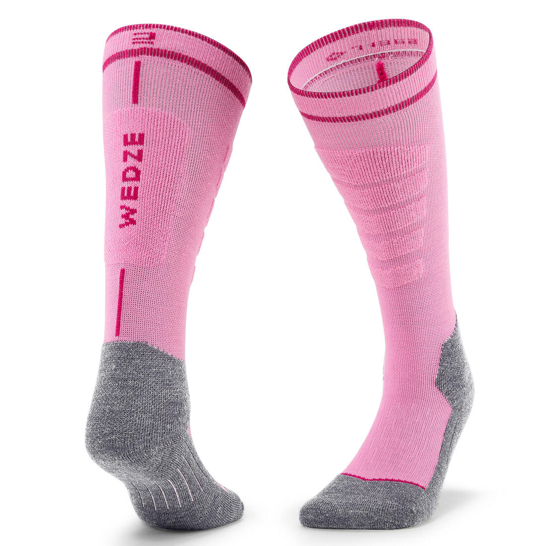 Calcetines de esquí cálidos y cómodos para niños, 500 rosa