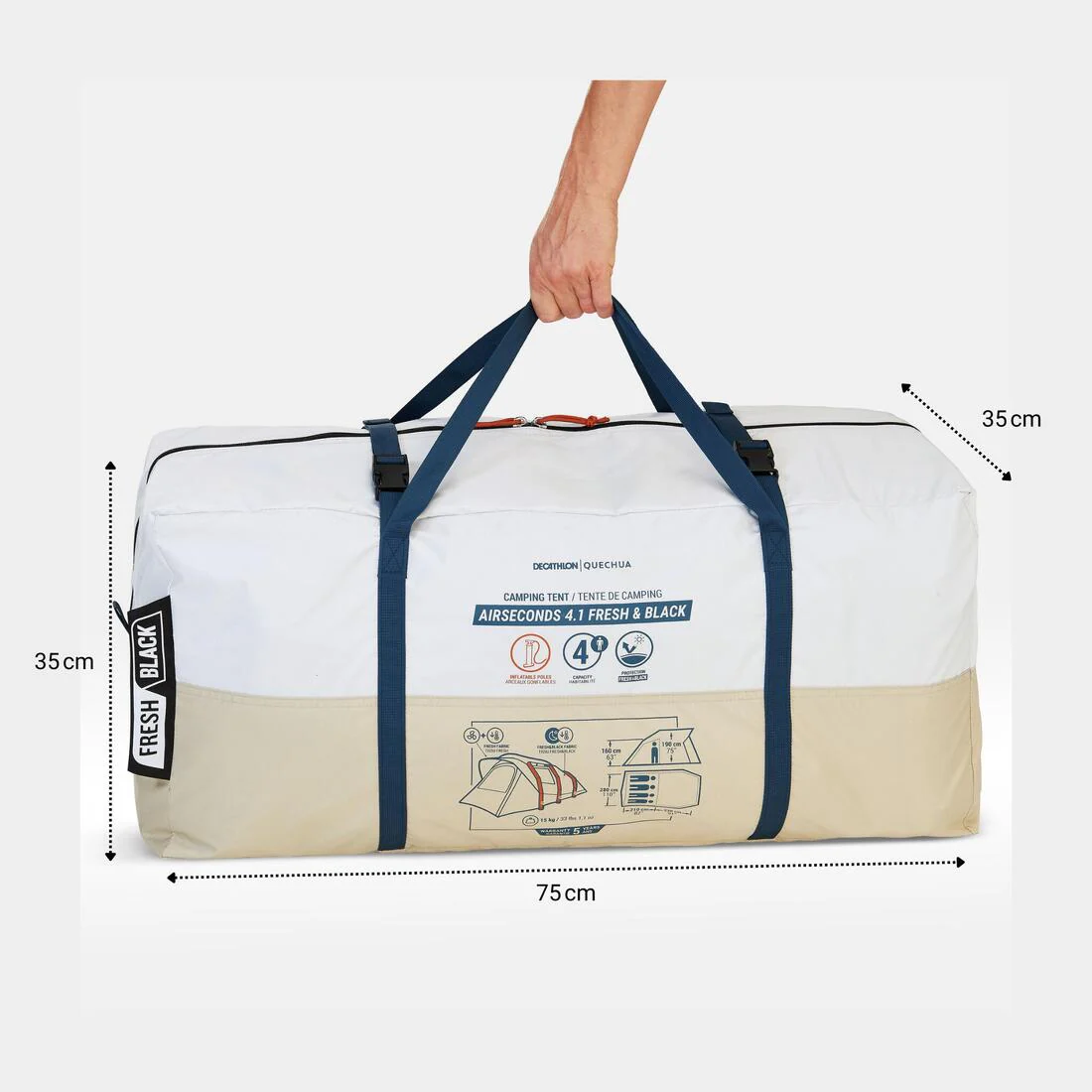 CARPA INFLABLE 4 PERSONAS FRESH & BLACK AIR SECONDS 4.1 - Image 24