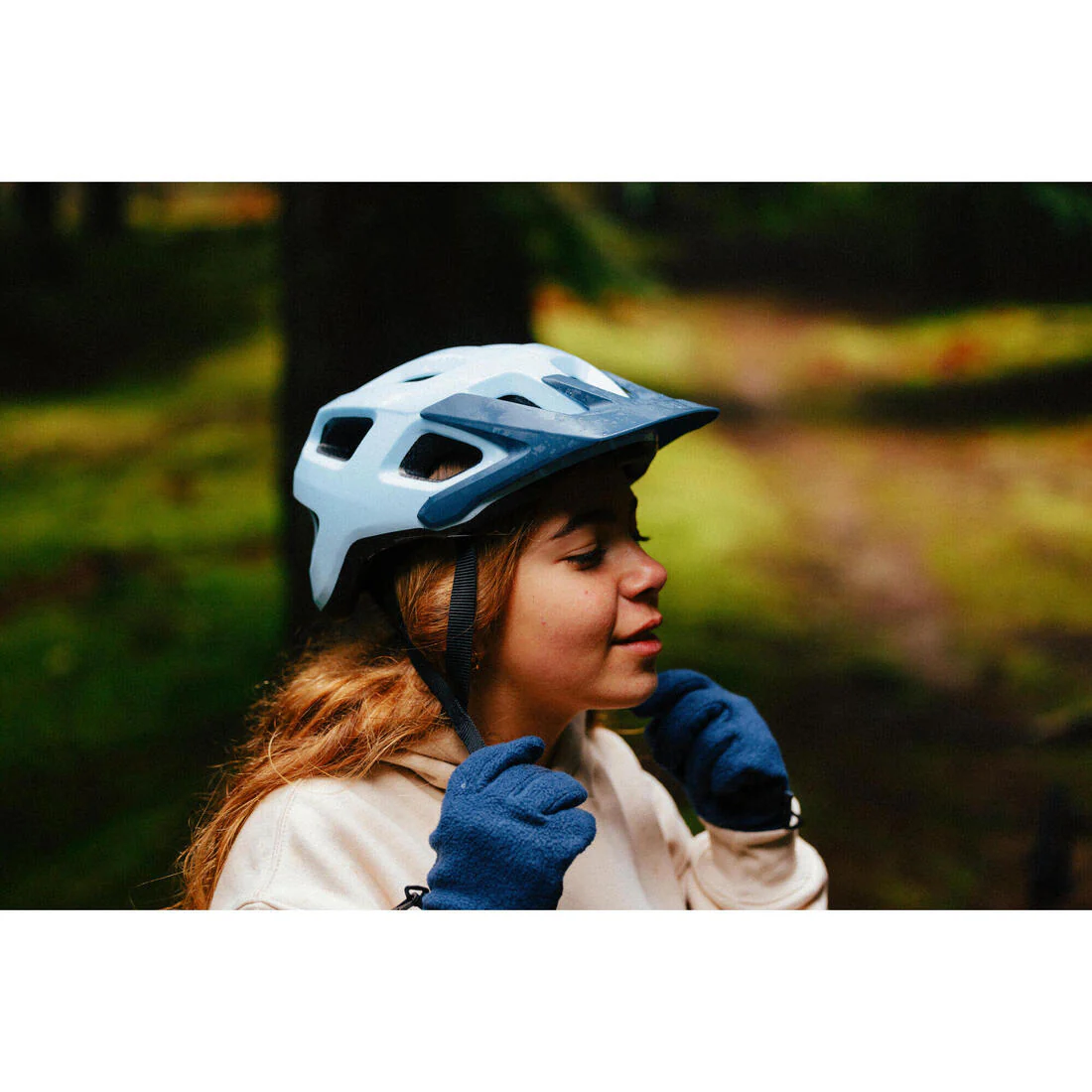 Casco Ciclismo MTB EXPL 500 Niños Azul 52-59 cm - Image 11