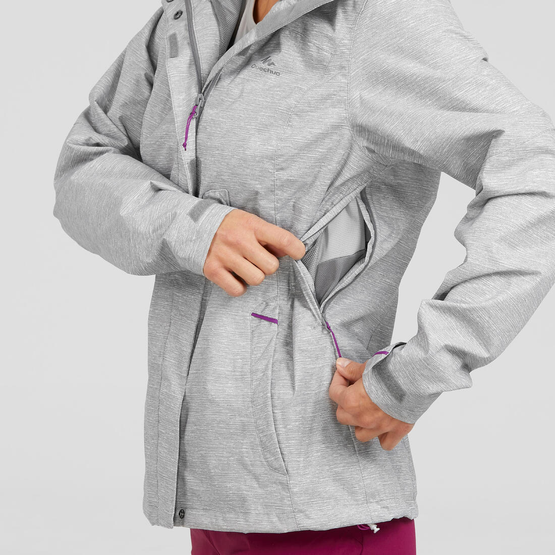 CHAQUETA DE SENDERISMO IMPERMEABLE MUJER MH100 - Image 3