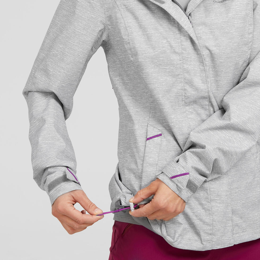 CHAQUETA DE SENDERISMO IMPERMEABLE MUJER MH100 - Image 8