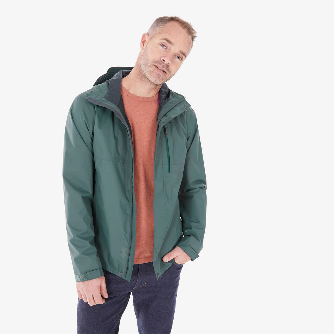 CHAQUETA DE SENDERISMO HOMBRE NH500 IMPERMEABLE - Image 13
