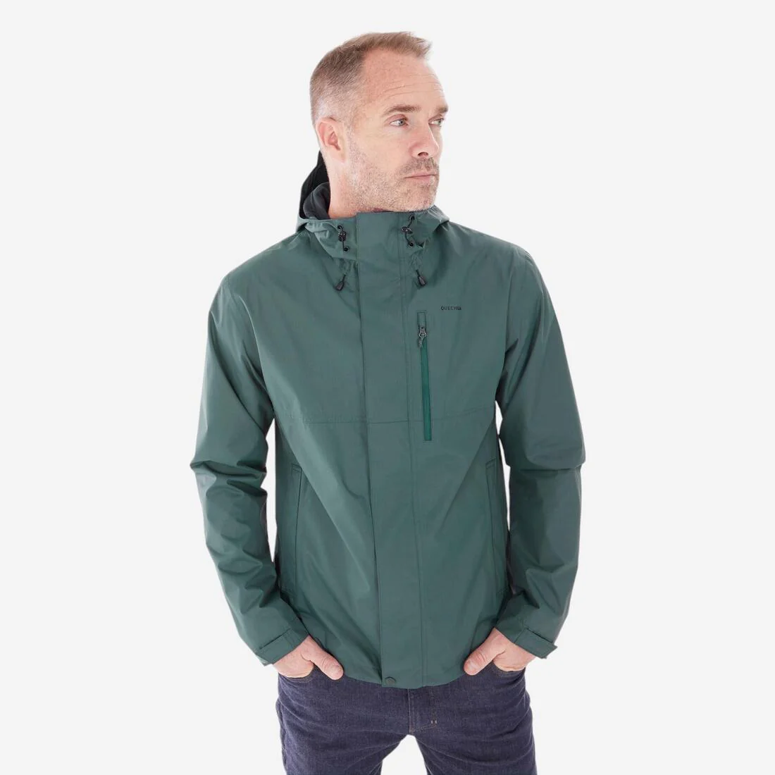 CHAQUETA DE SENDERISMO HOMBRE NH500 IMPERMEABLE - Image 4