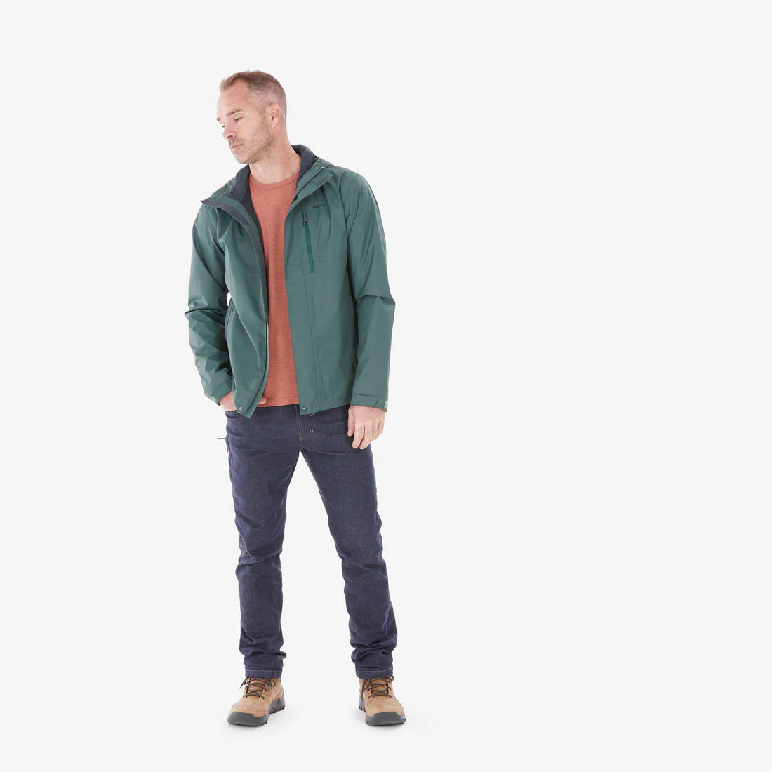 CHAQUETA DE SENDERISMO HOMBRE NH500 IMPERMEABLE - Image 6