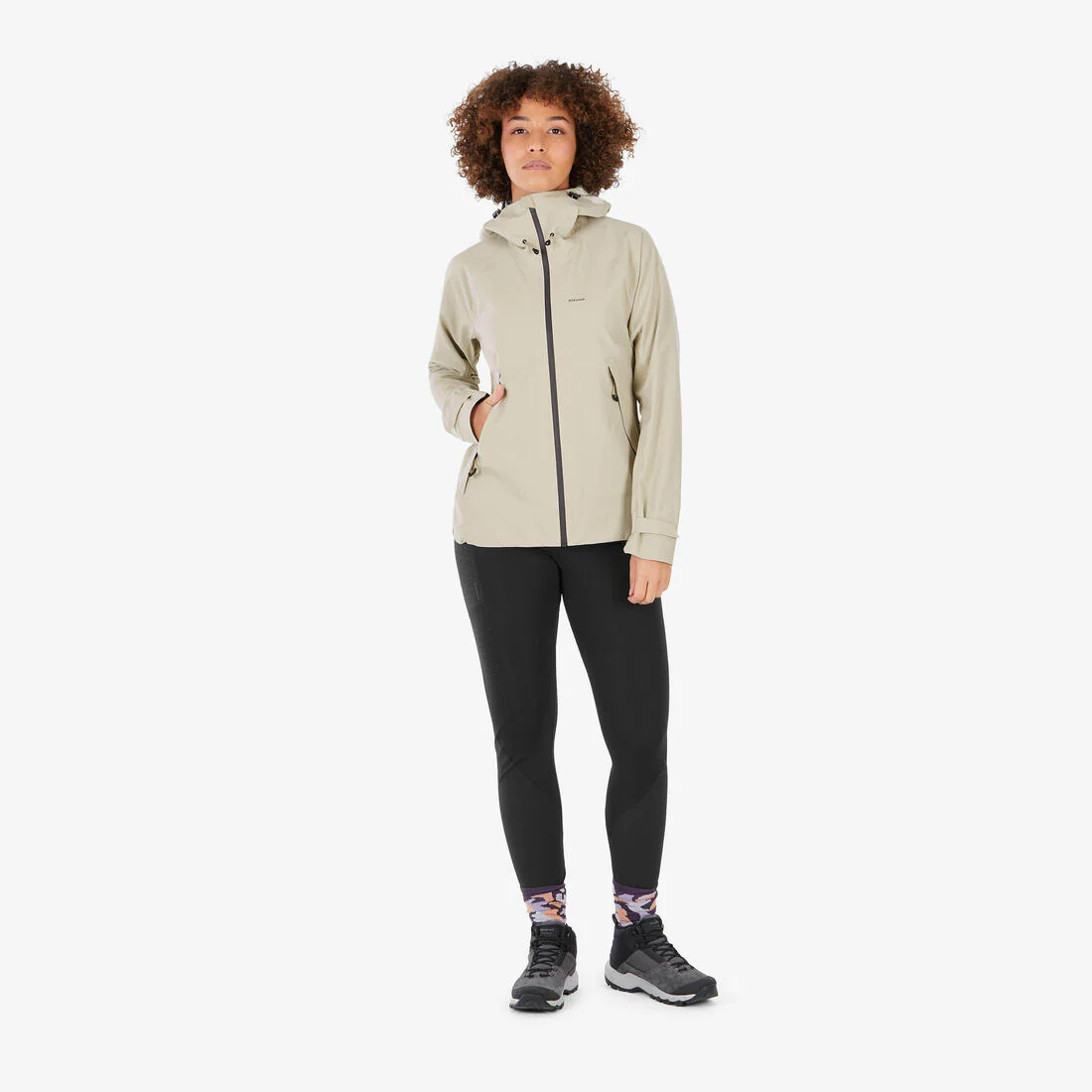 CHAQUETA IMPERMEABLE DE SENDERISMO MUJER MH500 - Image 4