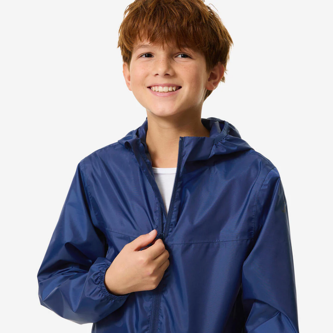 Chaqueta impermeable de senderismo niños 7-15 años, MH100 zip - Image 15
