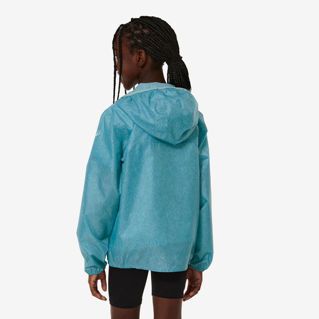 Chaqueta impermeable de senderismo niños 7-15 años, MH100 zip - Image 7