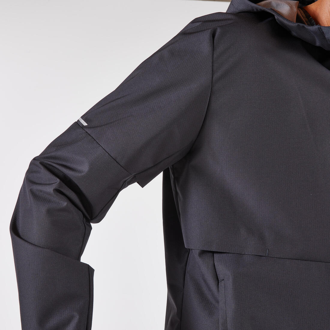 Chaqueta impermeable Run 100 hombre negra - Image 5