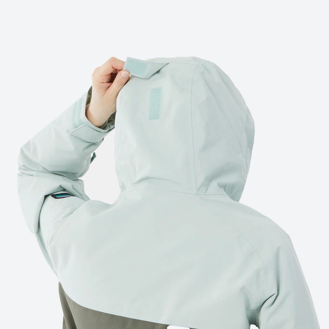 PARKA DE SNOWBOARD 1/2 CIERRE MUJER SNB 100 VERDE CAQUI - Image 12