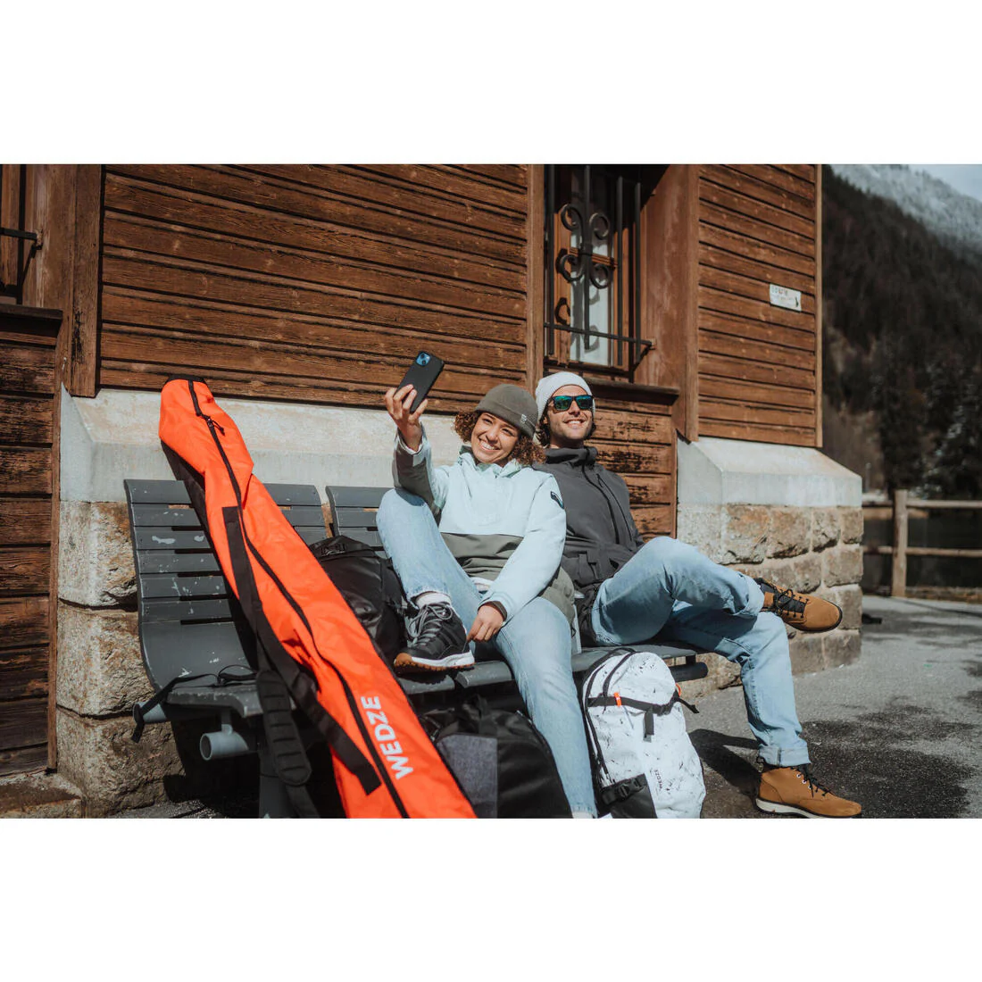 PARKA DE SNOWBOARD 1/2 CIERRE MUJER SNB 100 VERDE CAQUI - Image 18
