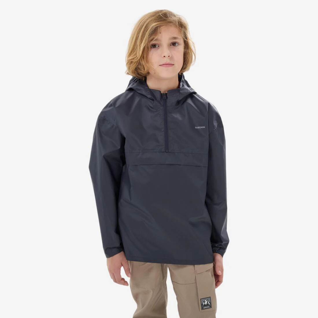 CHAQUETA DE SENDERISMO NIÑOS MH100 IMPERMEABLE