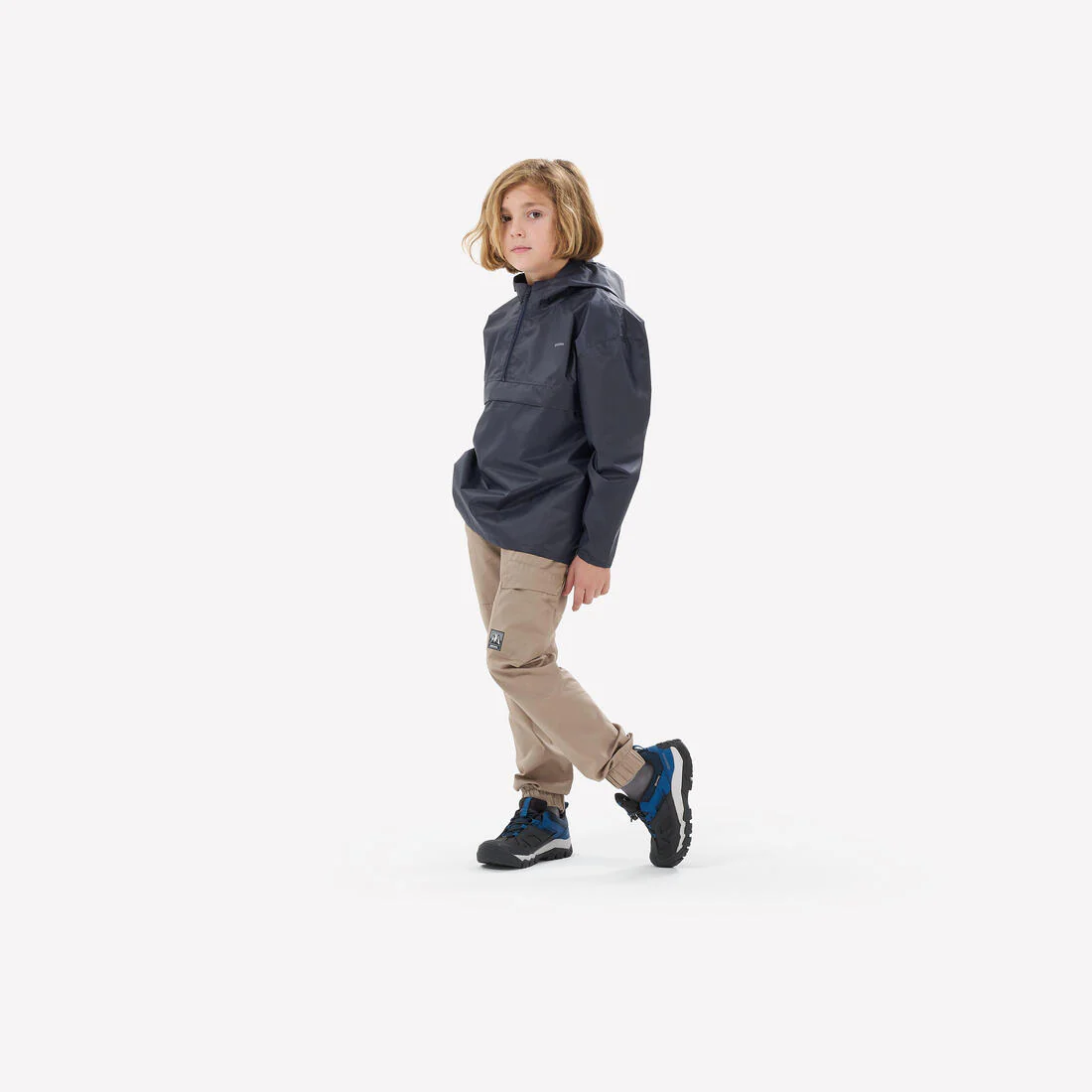 CHAQUETA DE SENDERISMO NIÑOS MH100 IMPERMEABLE - Image 2