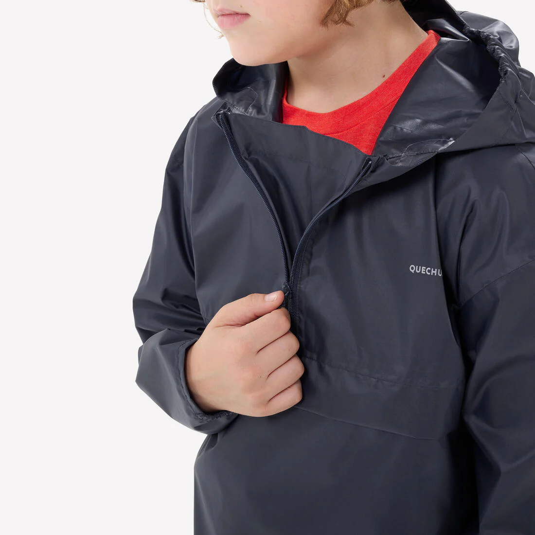 CHAQUETA DE SENDERISMO NIÑOS MH100 IMPERMEABLE - Image 7