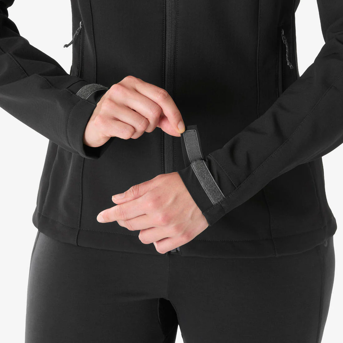 CHAQUETA SOFTSHELL CORTAVIENTO MUJER MT500 - Image 10