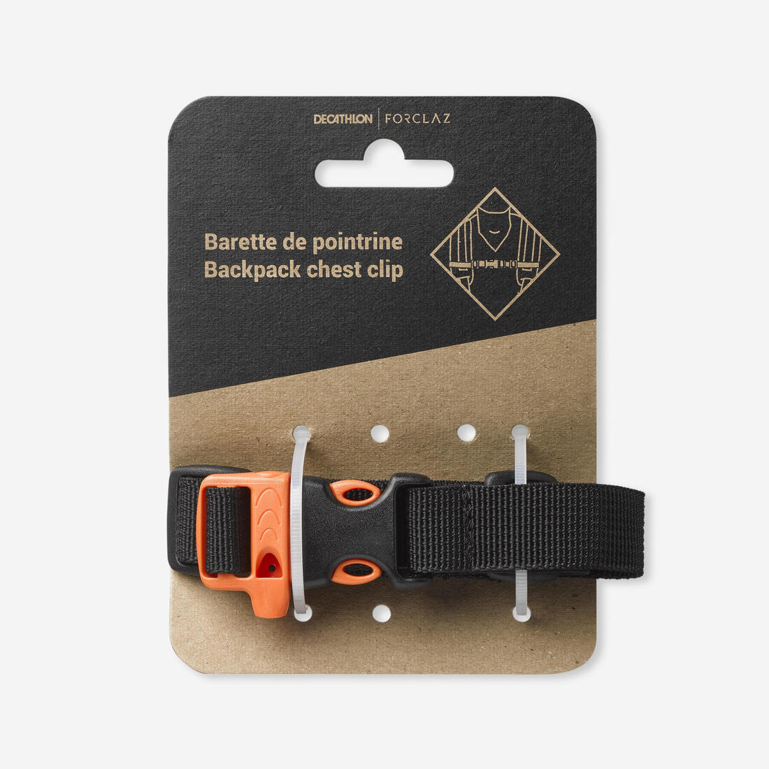 CORREA DE PECHO PARA MOCHILA DE SENDERISMO