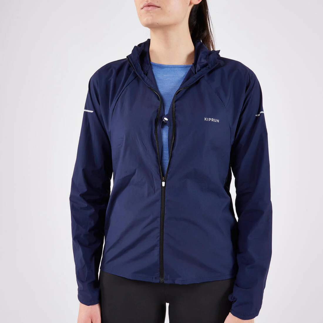 Chaqueta cortaviento running y trail running Mujer - KIPRUN Run 900 Wind - Image 3