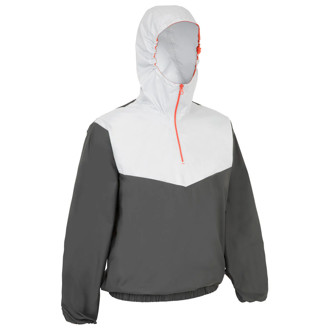 Cortaviento Vareuse vela ligera/catamarán adulto 100 gris osc/gris cl