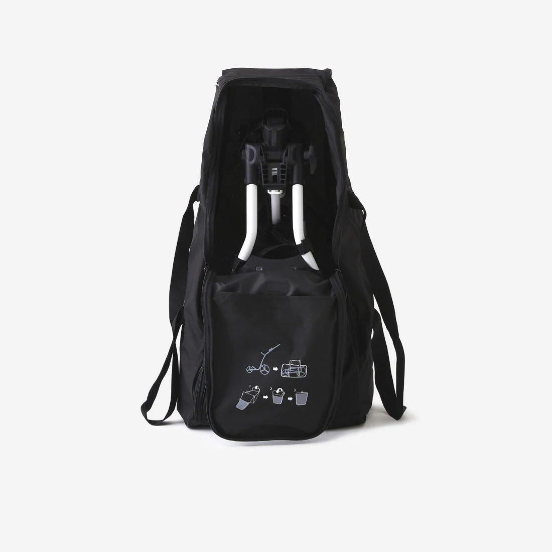 Funda de carrito golf con cremallera negra - INESIS