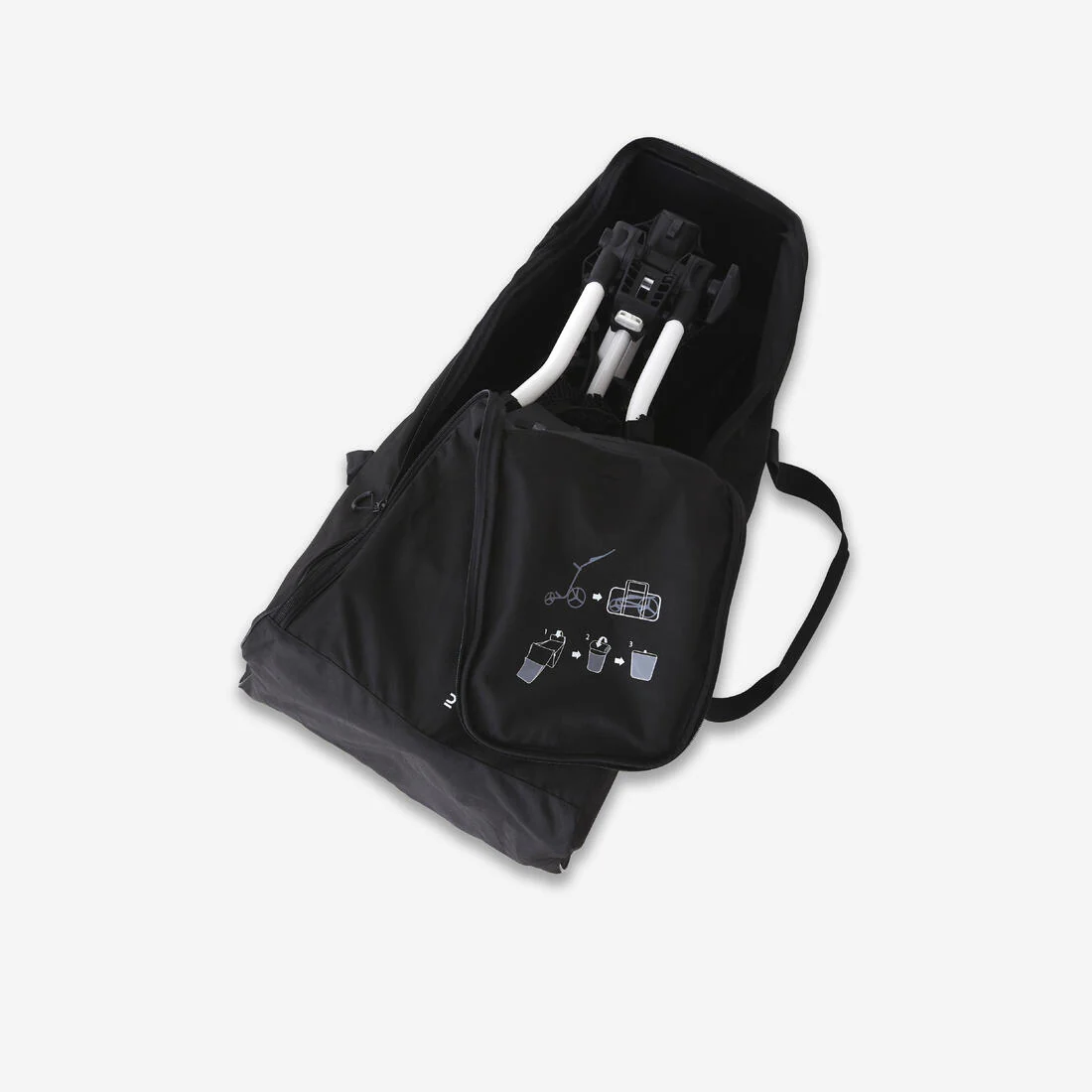 Funda de carrito golf con cremallera negra - INESIS - Image 4