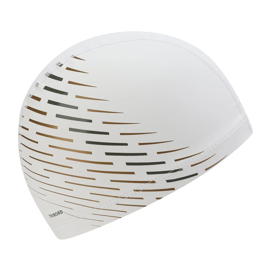 GORRO NATACIÓN LINE BLANCO ROJO PUNTO REVESTIDO TEJIDO ESTAMPADO TALLA M - Image 10