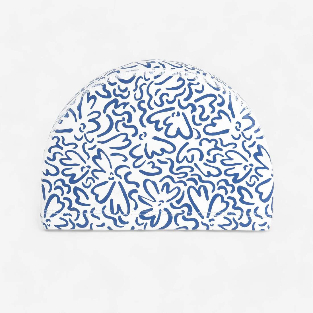 GORRO NATACIÓN LINE BLANCO ROJO PUNTO REVESTIDO TEJIDO ESTAMPADO TALLA M - Image 5