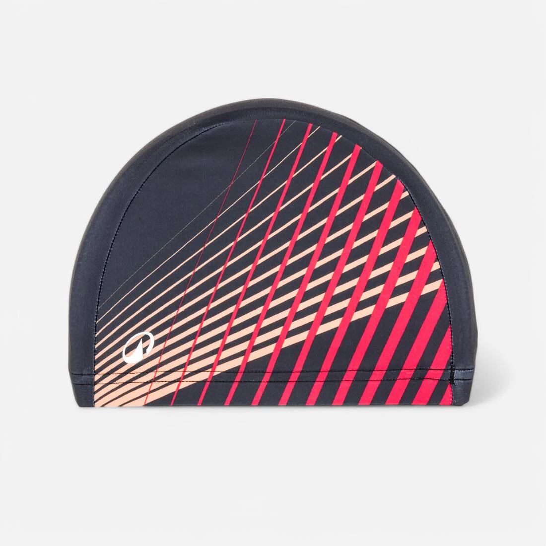GORRO NATACIÓN BLANCO NEGRO ESTAMPADO ZEBRA PUNTO TALLA M