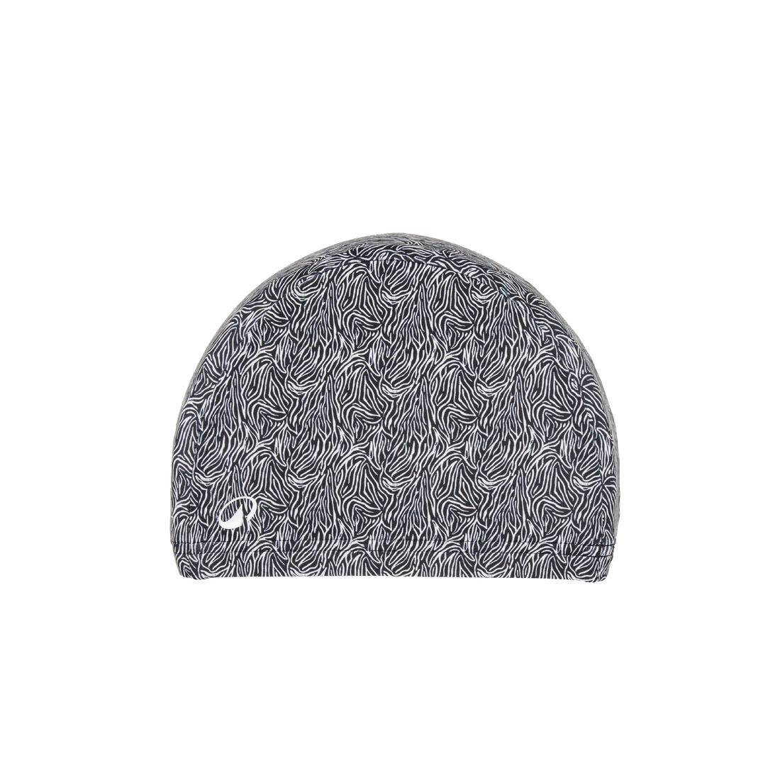 GORRO NATACIÓN BLANCO NEGRO ESTAMPADO ZEBRA PUNTO TALLA M - Image 9