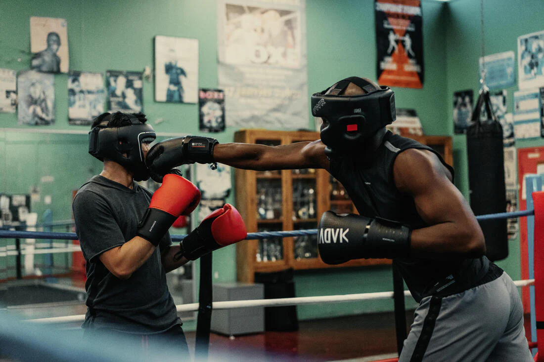 GUANTES DE BOXEO 500 NEGRO - Image 7