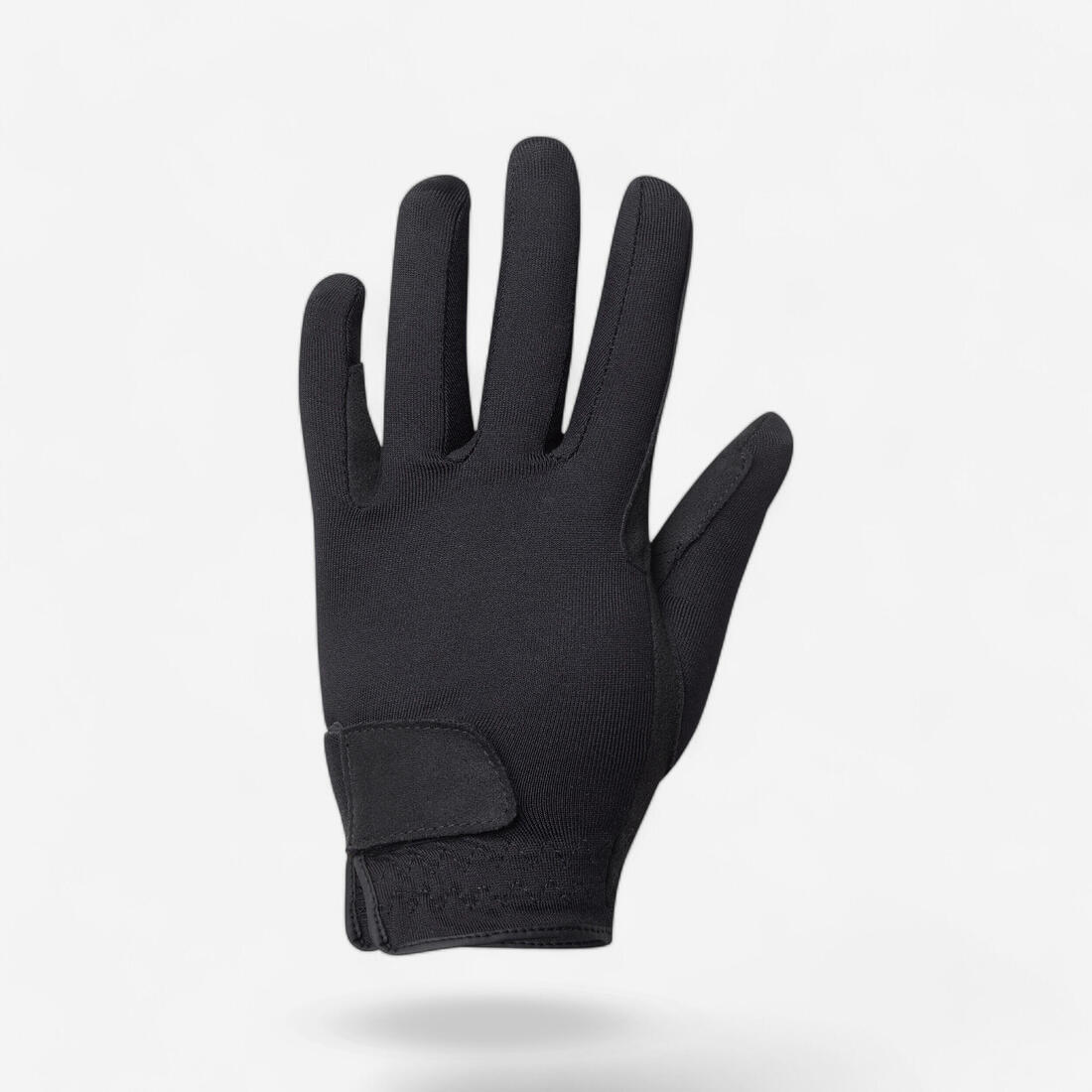 Guantes equitación niños BASIC negros