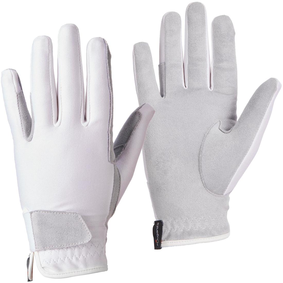 Guantes equitación niños BASIC negros - Image 9