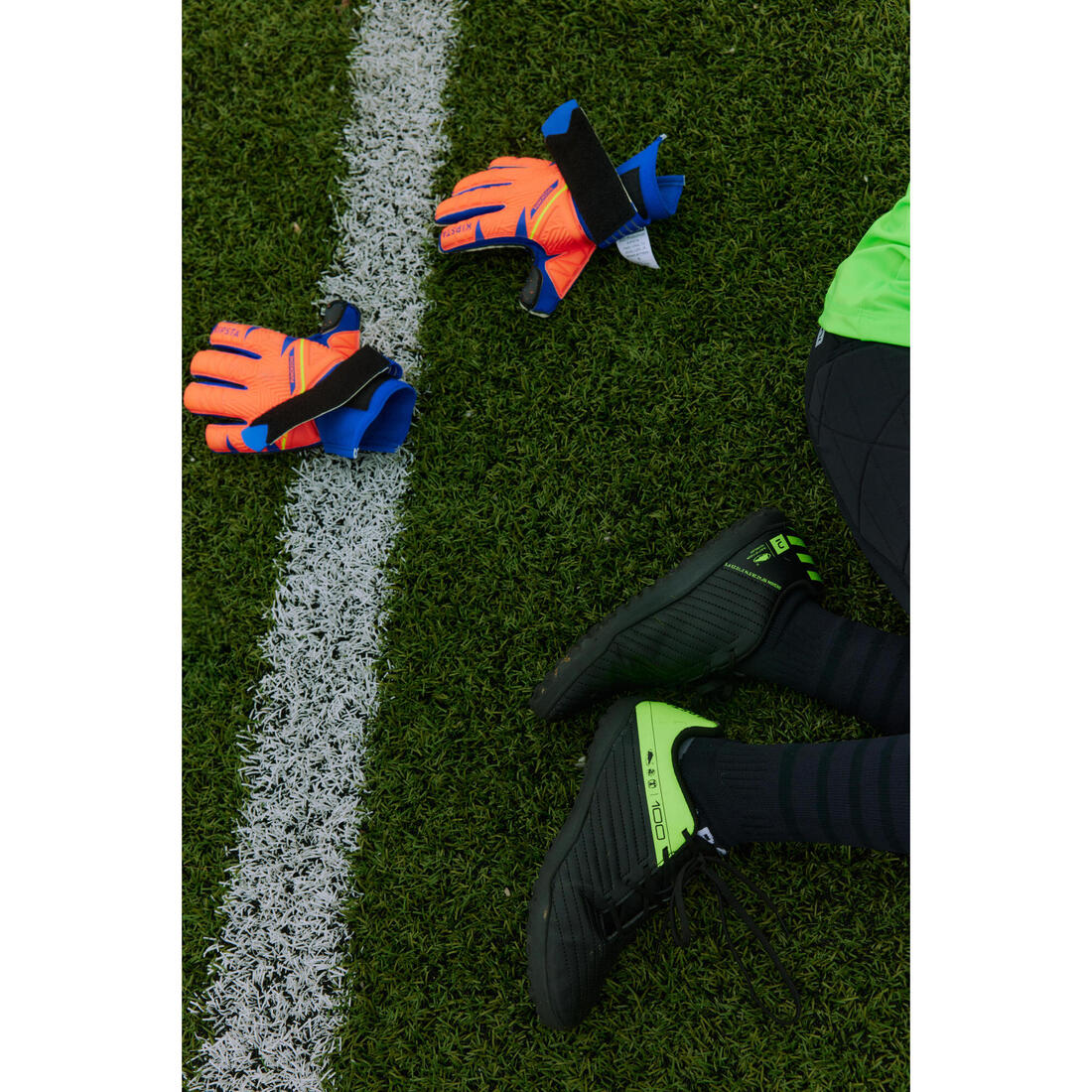 Guantes F500 Viralto Shielder naranja/azul niños - Image 16