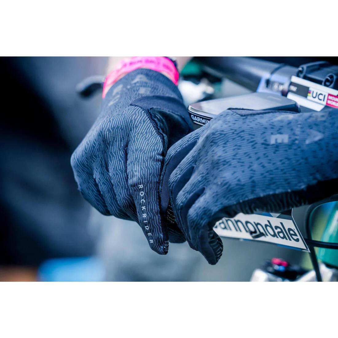 GUANTES MTB RACE ANTIDESLIZANTES NEGRO - Image 12