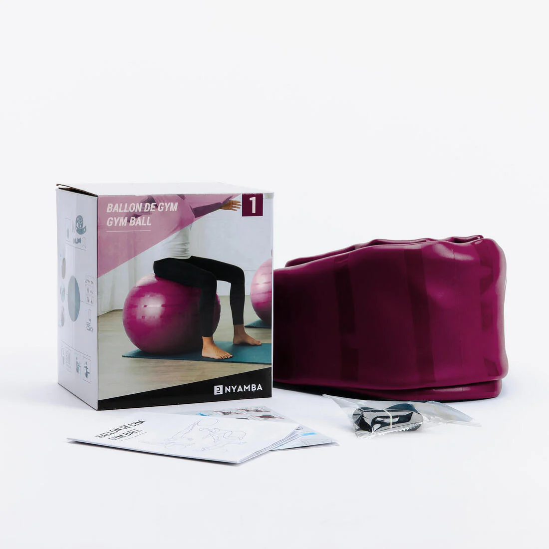 GYM BALL RESISTENTE TALLA 1 55 CM - Image 12