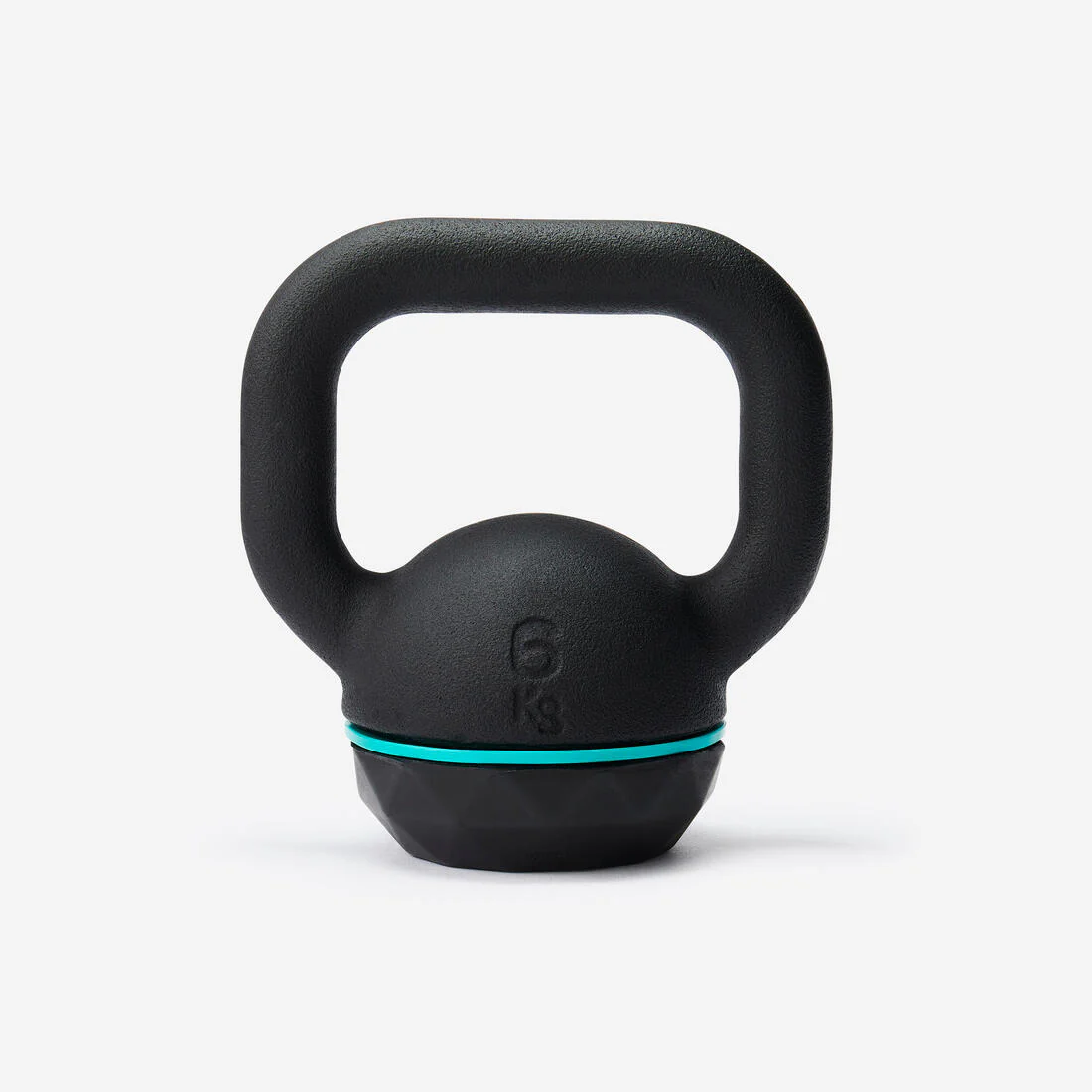 KETTLEBELL HIERRO + BASE GOMA 6 KG