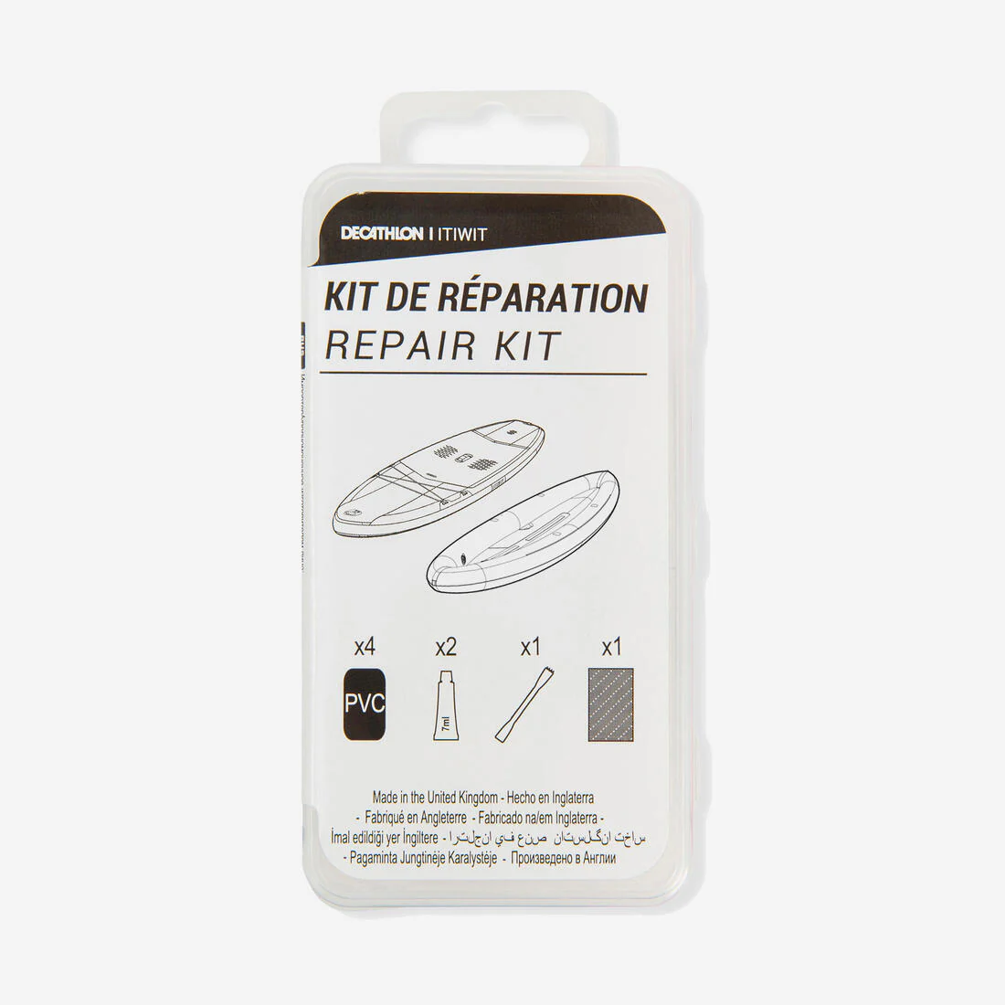 KIT REPARACIÓN STAND UP PADDLE INFLABLE